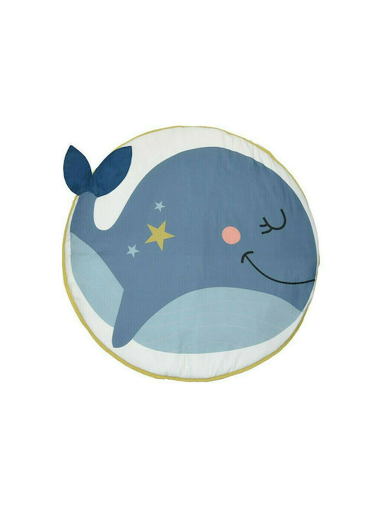 Bebe Stars Whale Kinder Teppich Blue 94x130cm