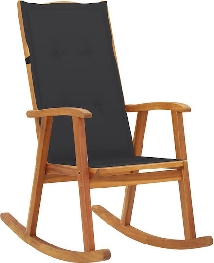 Fotoliu Balansoar Acacia / Anthracite 57x100x117cm