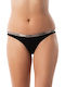 MEI Cotton Women's String Black