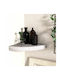 Corner Shelf Wall Grey Concrete 25x25x3.8cm