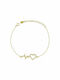 Bracelet Heart Gold Silver 925