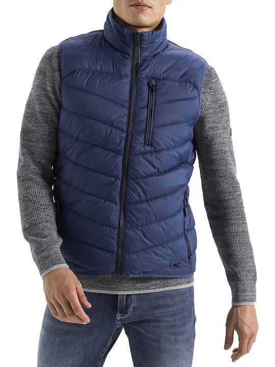 Sleeveless Jacket Puffer Navy Blue