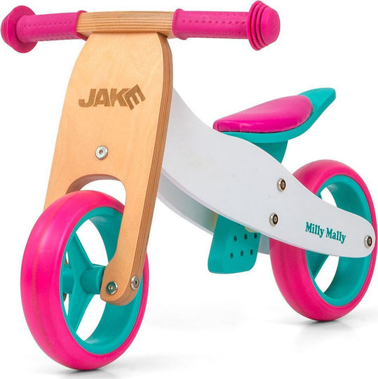Milly Mally Παιδικό Ποδήλατο Ισορροπίας Ride On Jake Ροζ