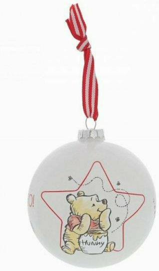 Large White Glass Ball 10cm