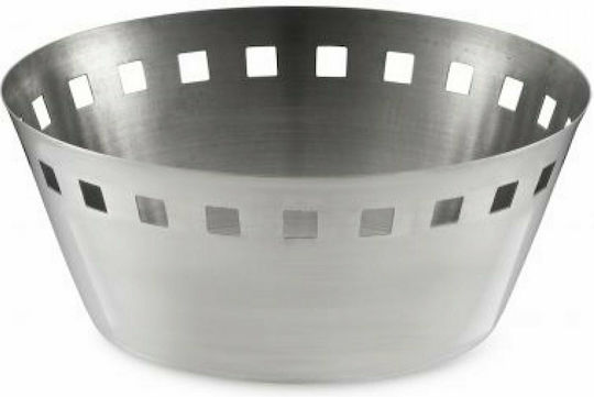 Berkis Καλάθι Ψωμιού Inox Ασημί 20x20cm