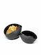 Philippi Brotkorb Metall Schwarz 25x10x6cm