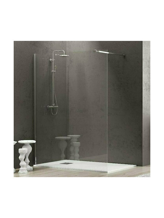 Karag Free 1 Διαχωριστικό Ντουζιέρας 100x190cm Clear Glass