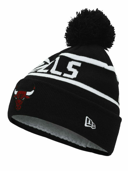 New Era Chicago Bulls Leopard Print Pom Beanie New W/O Tags 海外 即決-