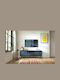 TV-Ständer Mono Blau M153.4xTiefeP39xHöhe56cm