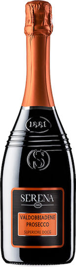Serena Κρασί Valdobbiadene Superiore Glera Λευκό Ξηρό Αφρώδες 750ml