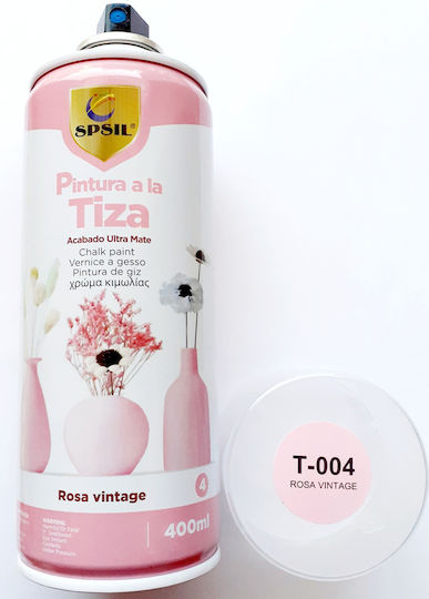 Spsil Pintura A La Tiza Spray Κιμωλίας T-004 Rosa Vintage 400ml T-004