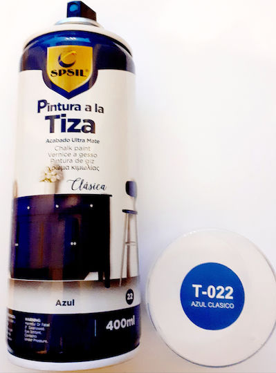 Spsil Chalk Paint Spray Classic Blue T-022 400ml