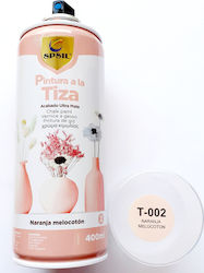 Spsil Pintura A La Tiza Spray Κιμωλίας T-002 Naranja Melocoton Melocoton Πορτοκαλί 400ml T-002