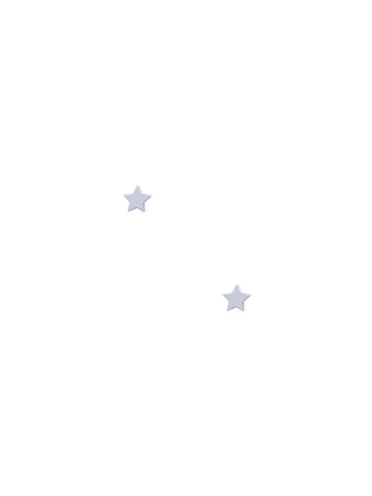 Ασημένια σκουλαρίκια "Festive Star"