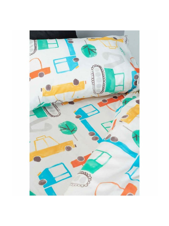 Palamaiki Kids Cotton Pillowcase Set 50x75cm Multicolour