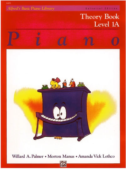 Alfred Music Publishing Alfred's Basic Piano Library - Theory Book Βιβλίο Θεωρίας για Πιάνο Level 1A (Αγγλική Έκδοση)