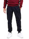 Sweatpants with Elastic Navy Blue
