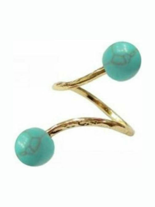 Tatu Moyo Ring with Pearls Gold Plated