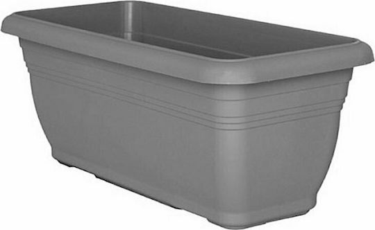 Viomes Blumenkasten Kunststoff Charcoal 100x45x35cm.