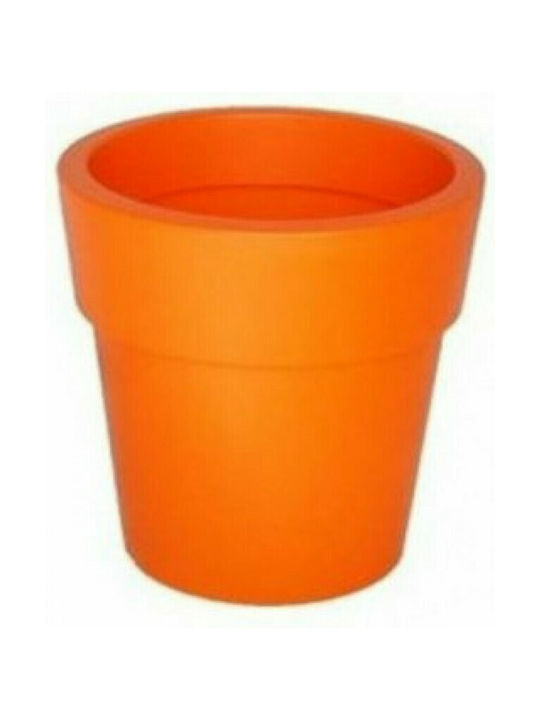 Viomes Linea 871 Flower Pot 7lt 25x24cm in Orange Color