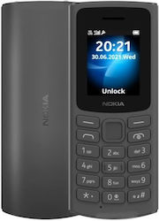 Nokia 105 4G Dual SIM Κινητό με Κουμπιά Μαύρο