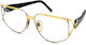 Valentino Metal Eyeglass Frame V343 130