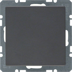 Hager Q.1/Q.3/Q.7 Schalterabdeckung in Schwarz ...