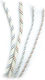 Lalizas Rope Cabo Cruising Halyard Knitted 14mm White with Green FleckWhite
