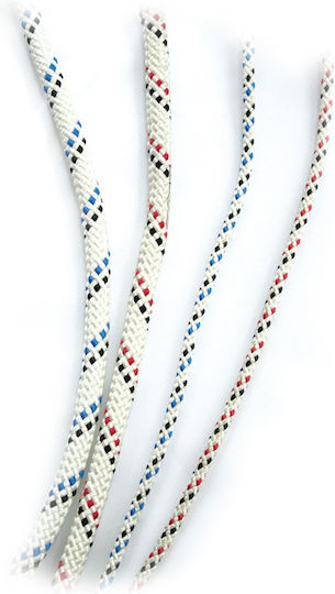 Lalizas Rope Cabo Cruising Halyard Knitted 14mm White with Green FleckWhite