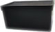 Viomes Plastic Storage Box with Lid Black 28x17.5x13.4cm 1pcs