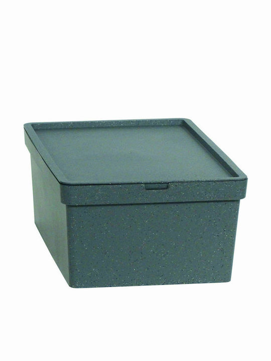 Viomes Mosaic Plastic Storage Box with Lid Dark...