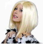 Carnival Wig Straight Blond Asymmetric