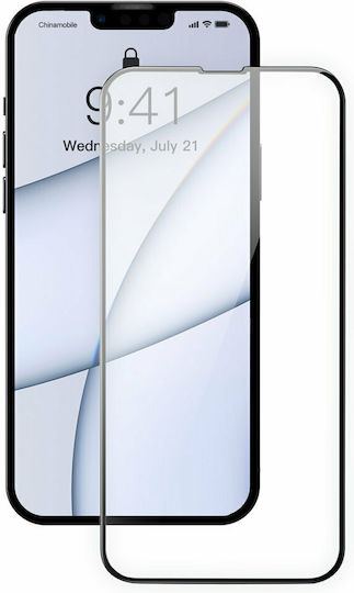 Baseus Porcelain 0.3mm Vollflächig gehärtetes Glas 2Stück Schwarz (iPhone 13 Pro Max) SGQP030201