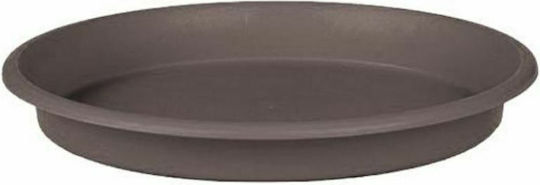 Viomes Terracotta 264 Πιάτο Γλάστρας Πλαστικό Titanium Grey 31x31εκ.