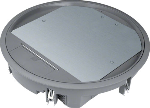 Hager Flush Electrical Box in Gray Color