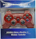 Double Motor Vibration 3 Ασύρματο Gamepad για PS3 Κόκκινο