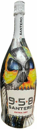 Santero Κρασί 958 Calavera By Diego Bormida Spumante Extra Dry Μοσχάτο Λευκό Ξηρό Αφρώδες 750ml