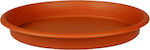 Viomes 258 Round Plate Pot Terracotta 17x17cm