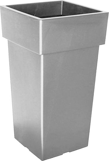 Viomes Linea Саксия Пластмаса Grey - Ash 27x27x50см.