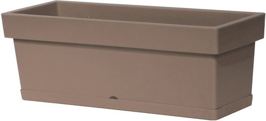 Viomes Linea Planter Box Plastic Taupe 58x18x17cm.