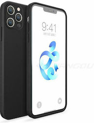 Bodycell Square Liquid Back Cover Silicon Negru...