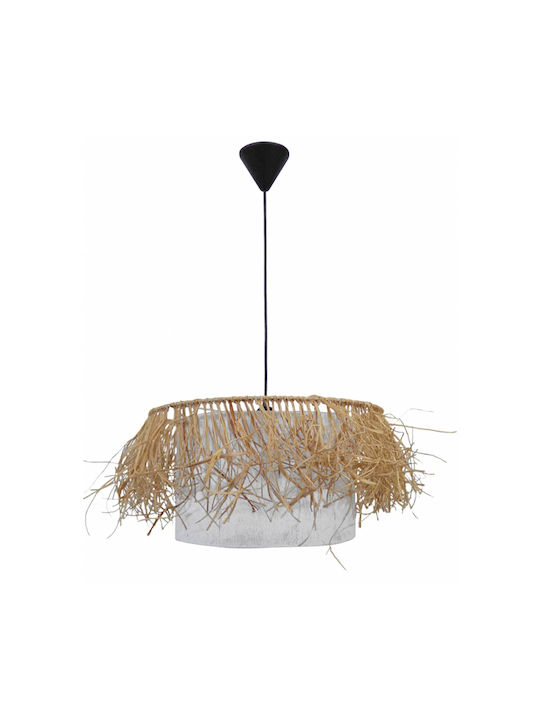 Heronia CONGO-A-1L Pendant Light Suspension for Socket E27 Beige