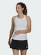 Adidas Club Tennis Feminină Sportivă Bluză Fără mâneci Albă
