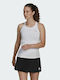 Adidas Club Tennis Damen Sportlich Bluse Ärmellos Weiß