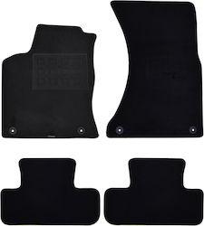 Πατάκια δαπέδου μοκέτας Superior μαύρα για Audi Q5 (I) 4τμχ