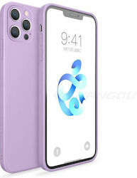 Bodycell Square Liquid Back Cover Silicon viole...