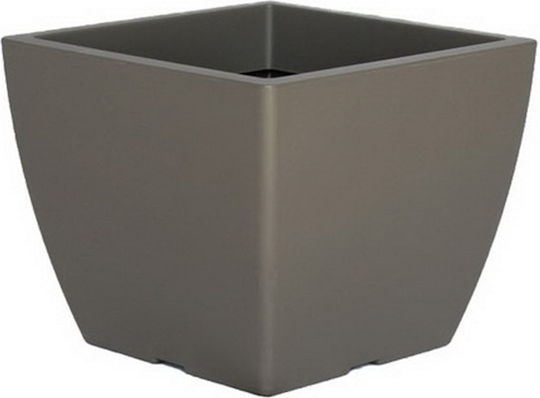 Viomes Linea 562 Planter Plastic Gray 27x22x22cm.