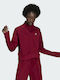 X Zoe Saldana Women's Track Jacket Burgundy