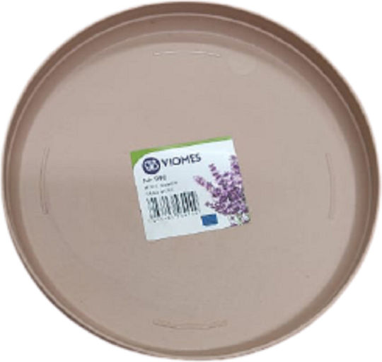 Viomes Rondo 992 Teller Topf Kunststoff Beige 26x26cm