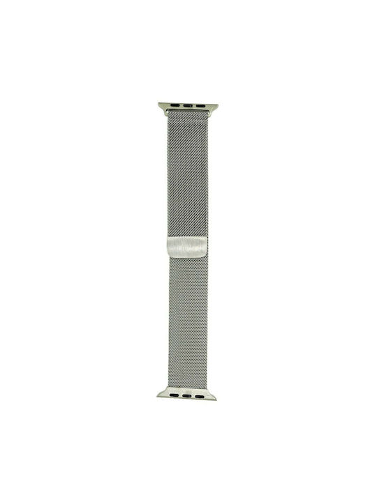 Mercury Armband Rostfreier Stahl Silber (Apple Watch 44/45/46mm/Ultra 49mm) 33782